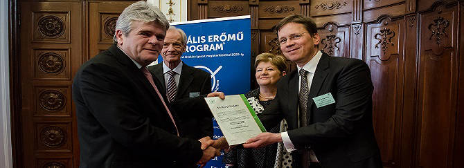 Energy efficiency award ceremony Katalin Szili, Virtual Power Plant Programme